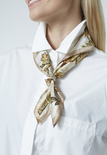 Silki turriklæð - Saffron Combo