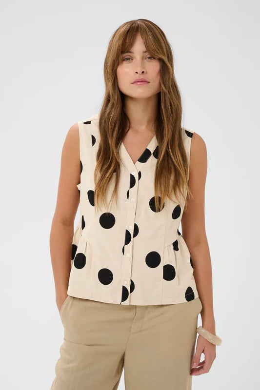 Tika Toppur - Whitecap/Black Dot