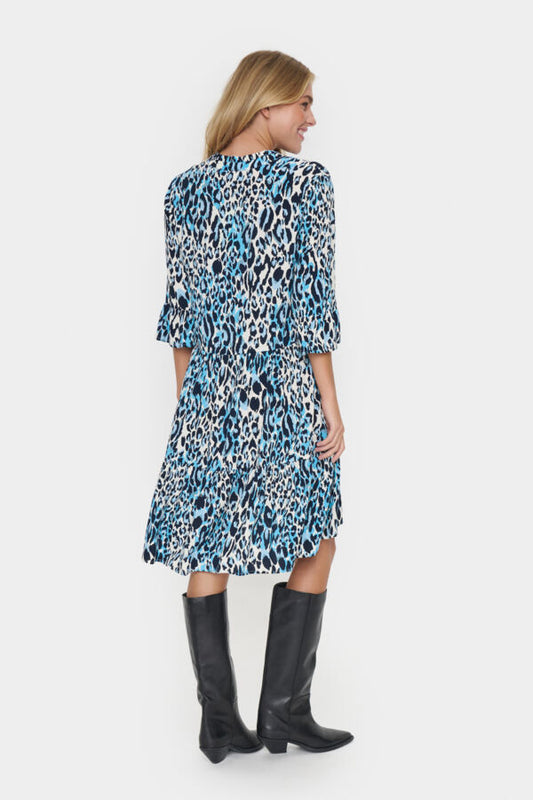 Eda kjóli - Blue Animal