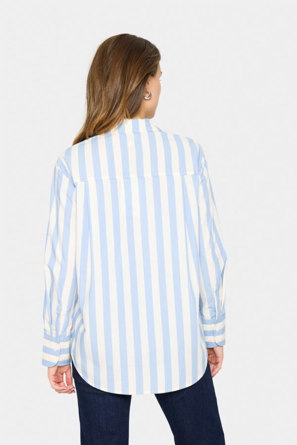 Lieke skjúrta - Allure Ice Stripe