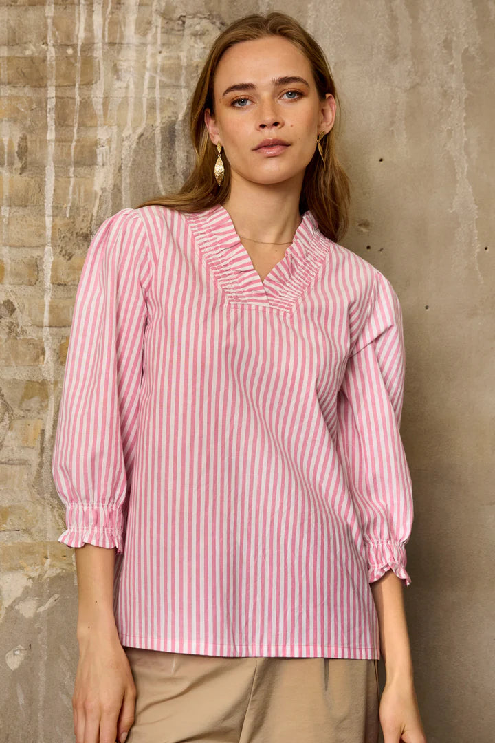Cira Blusa - Pink Stripe