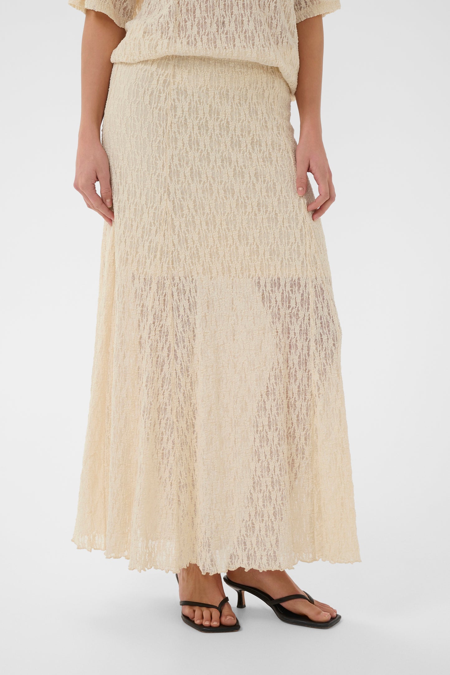 Kine lace skirt - Whitecap
