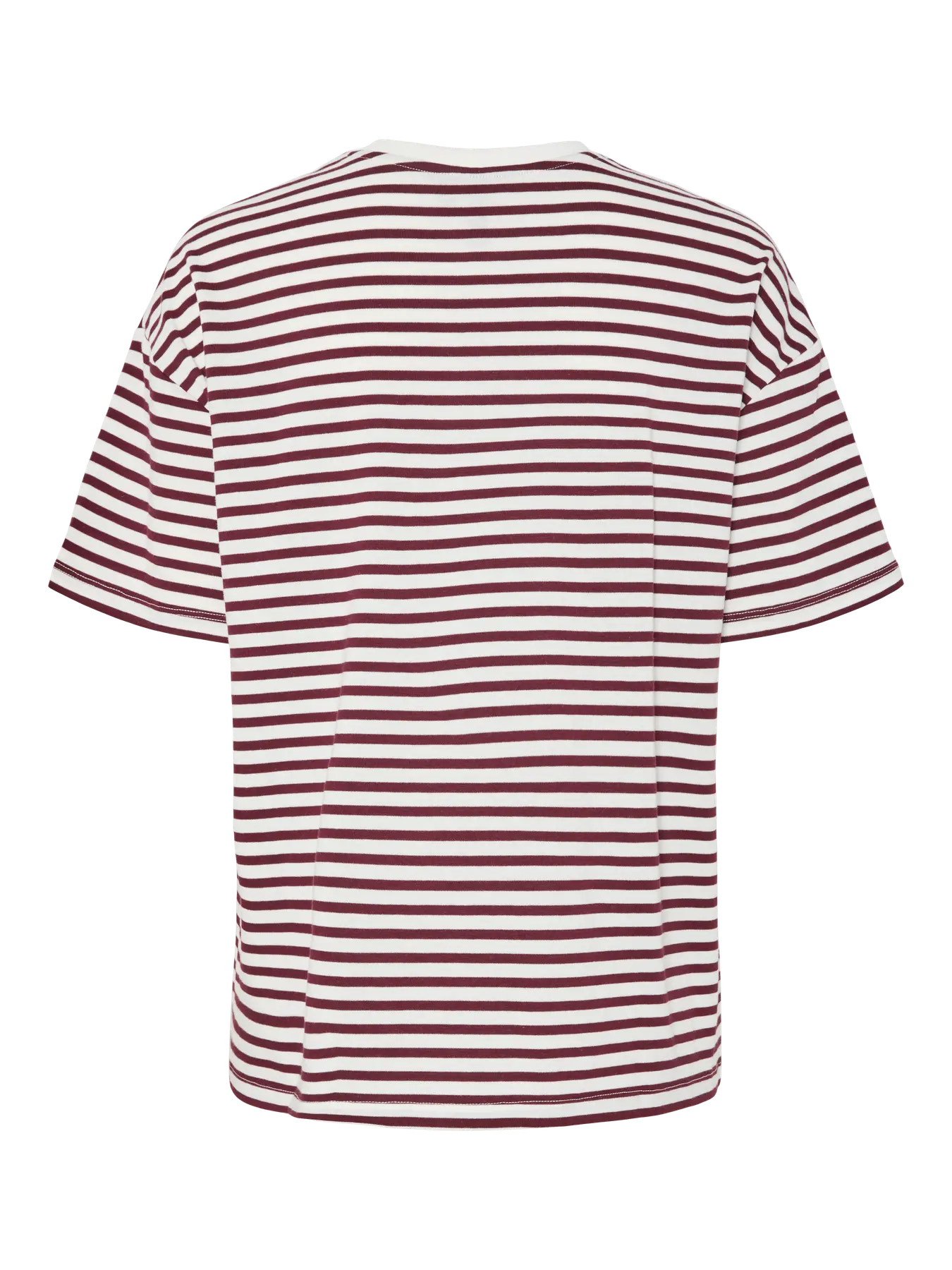 Sadie tshirt - Cloud Dancer/Tawney Port
