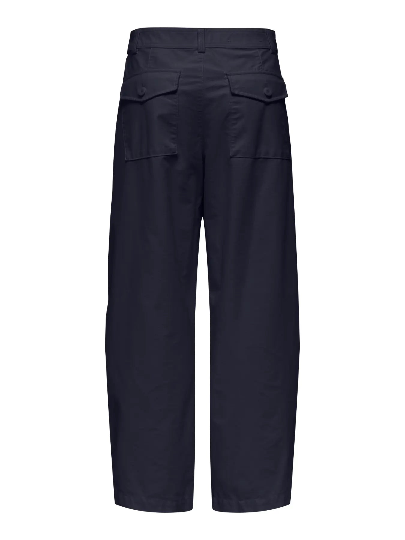 Clair Barrel Pants - Night sky Navy