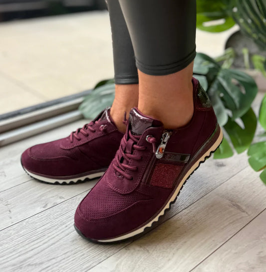 Sneakers - Mulberry combo