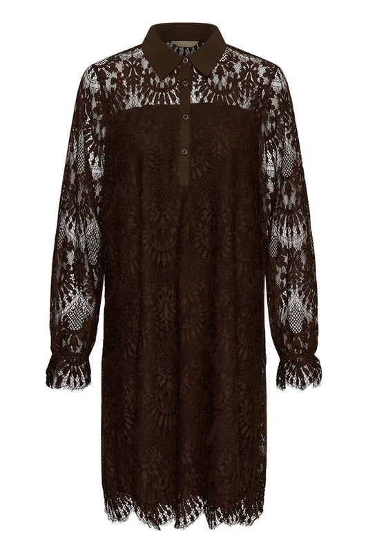 Arto Okram Dress - Coffee Bean