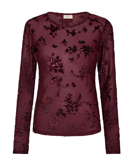 Biska Mesh Blusa - Port Royal