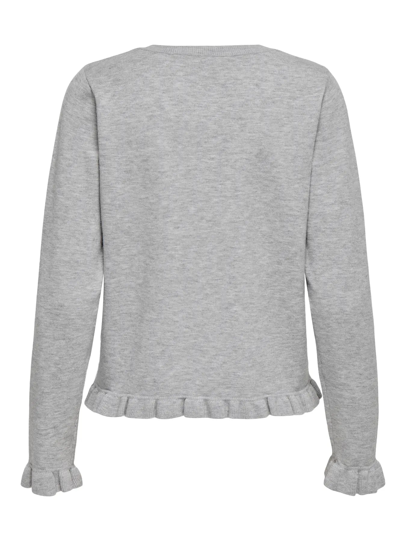 Cinderel Kardigan - Light Grey Melange