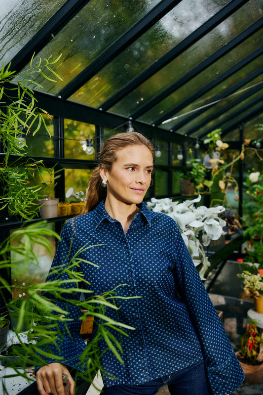 Rinna skjúrta - Dark blue denim