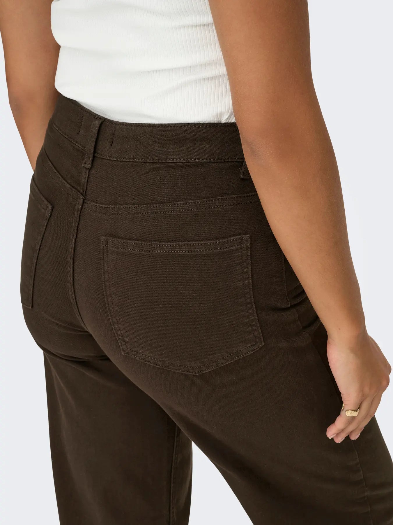 Madison Blush HW Wide - Dark Brown Denim