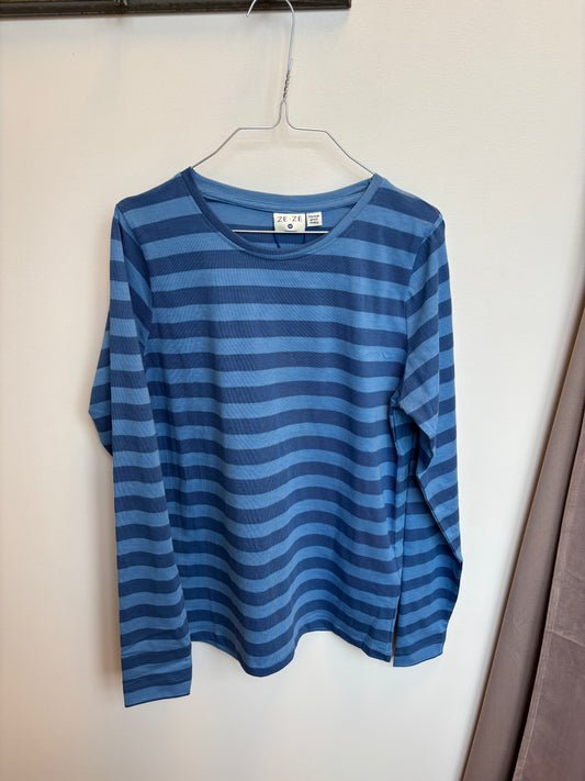 Anita Blusa - Blue Stripe