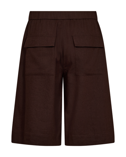 Lava Hør Shorts - Coffee Bean