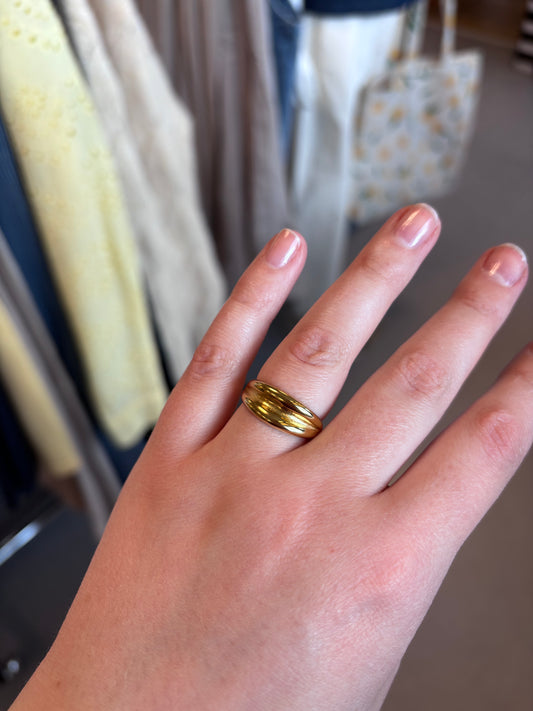 Bine Ringur - 18k Gull Belagt