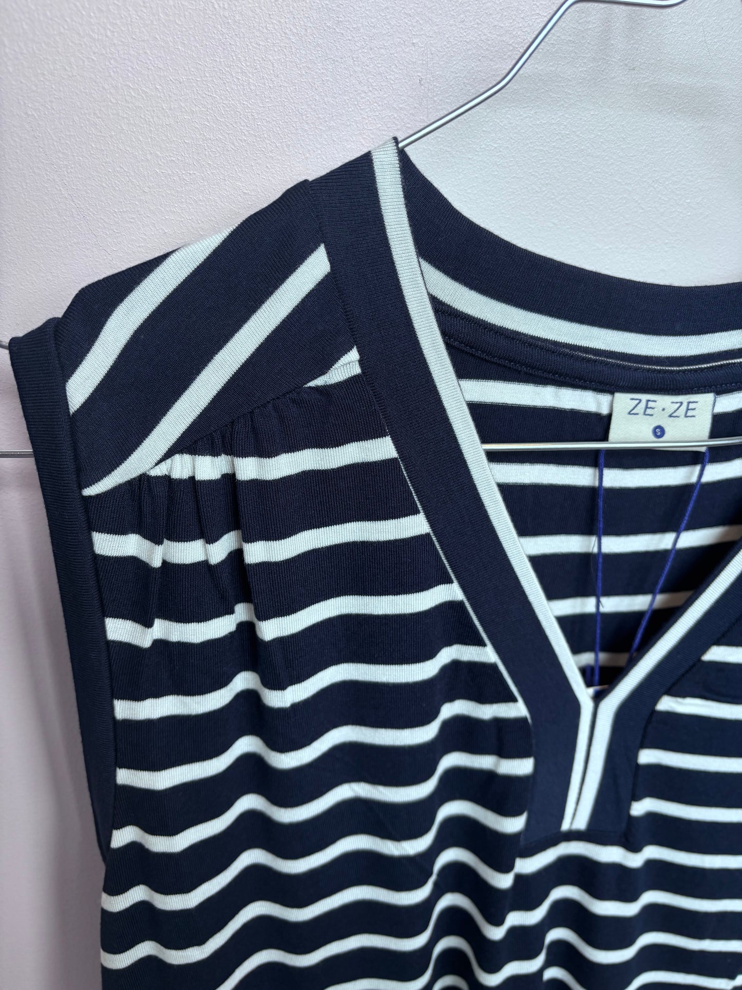 Fay toppur - Navy/White Stripe