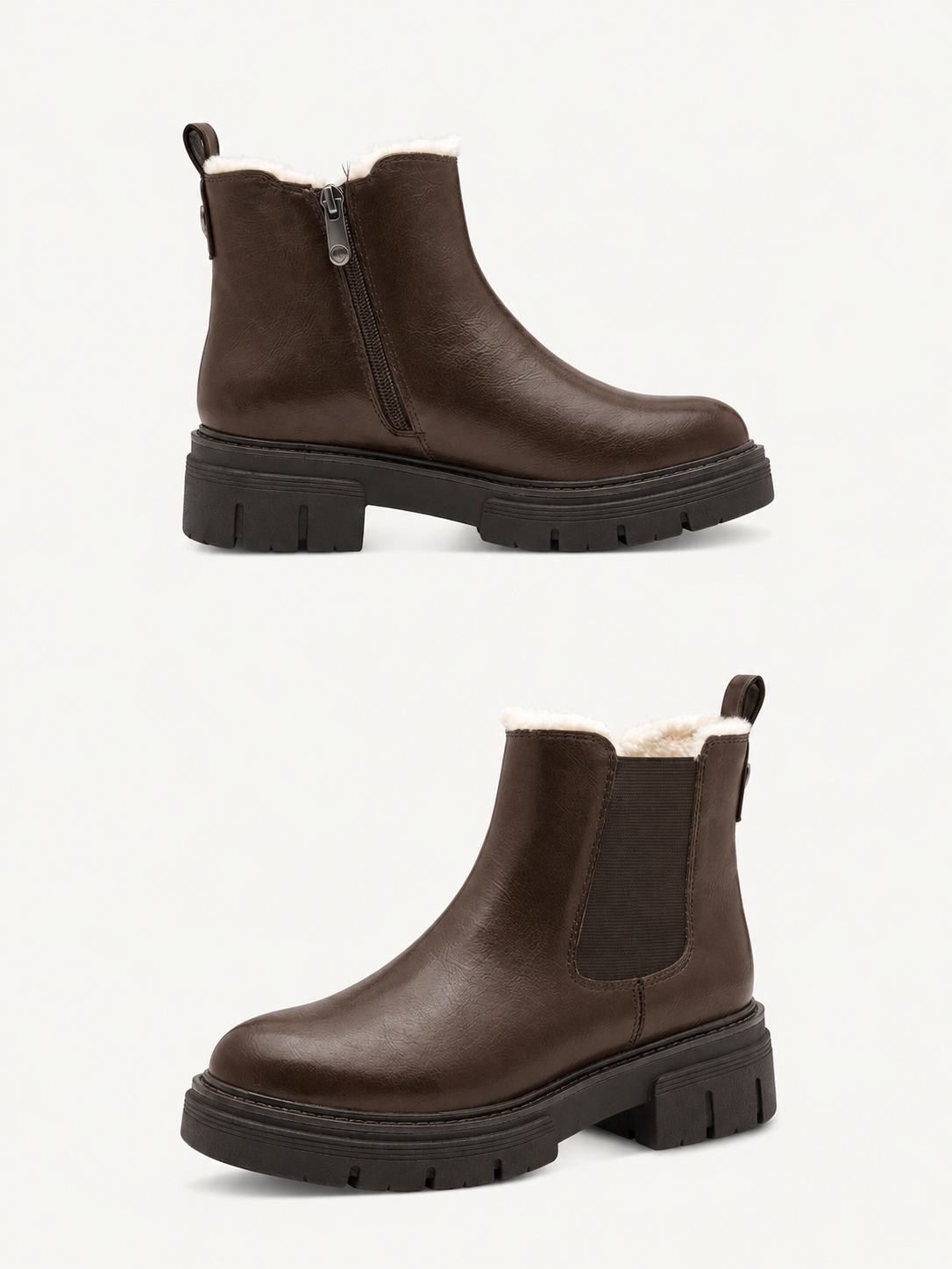 Stuttir Chelsea Styvlar - Mocca