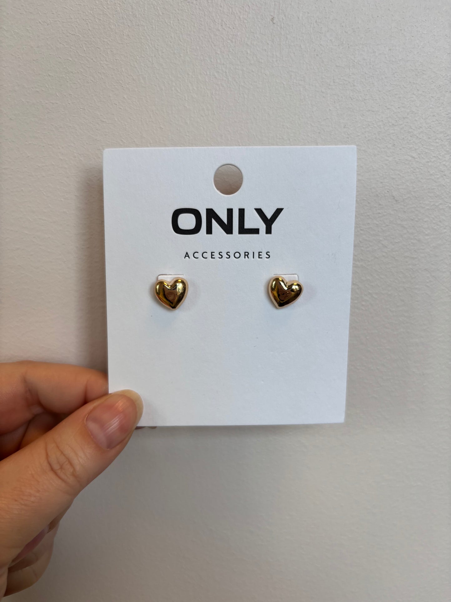 Luna oyraringar - Gold colour/Heart