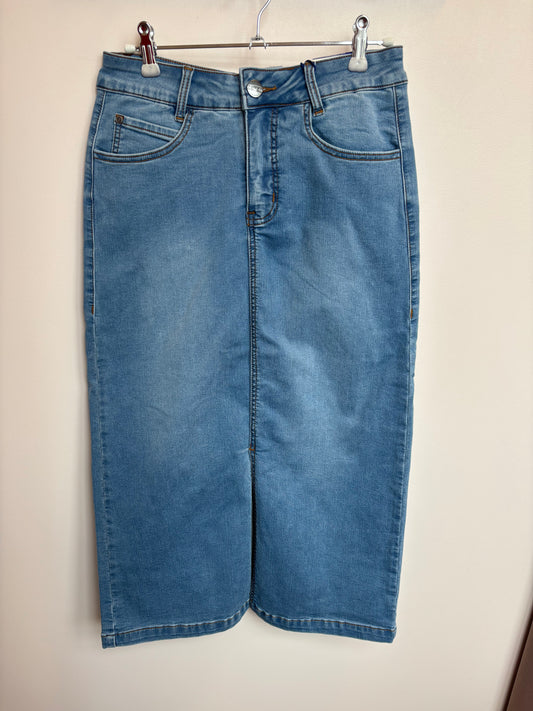 Glance niðurdeilur - Medium blue denim