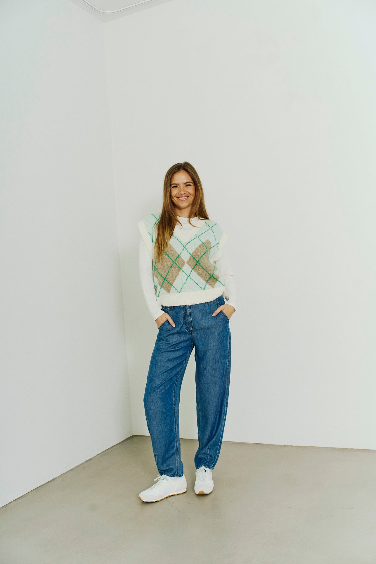 Milo cowboy buksur - Medium blue denim