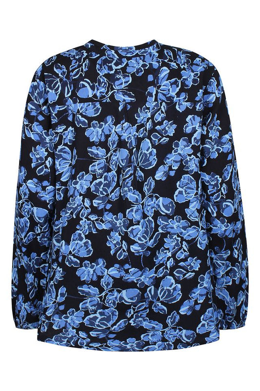 Relly Blusa - Blue Flower