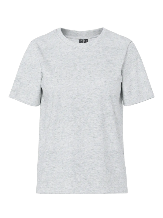Ria T-Shirt - Light Grey Melange