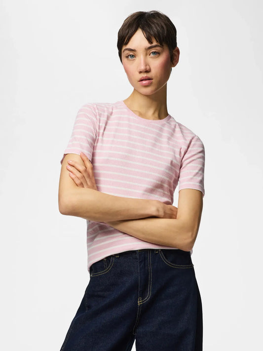 Ruka T-Shirt - Pink/Hvít