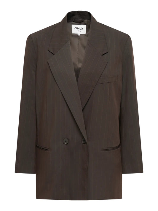 Alden Blazer - Brown/Pinstripe