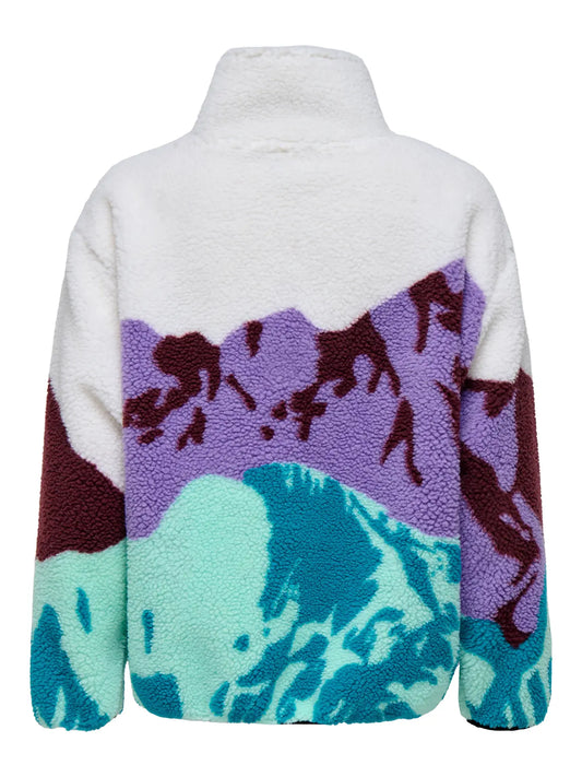 Aspen teddy jakki - Cloud dancer/Aspen atlas