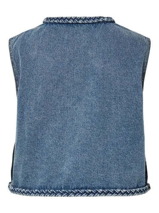 Bell vestur - Light Blue Denim