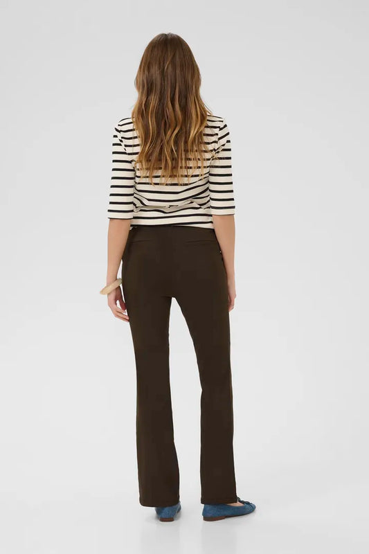 Benghta Long Flare Pants - Black