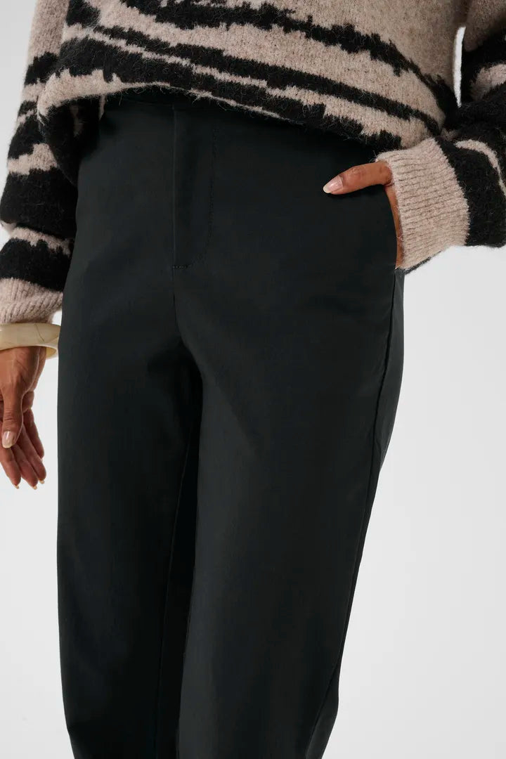 Benghta Long Flare Pants - Black