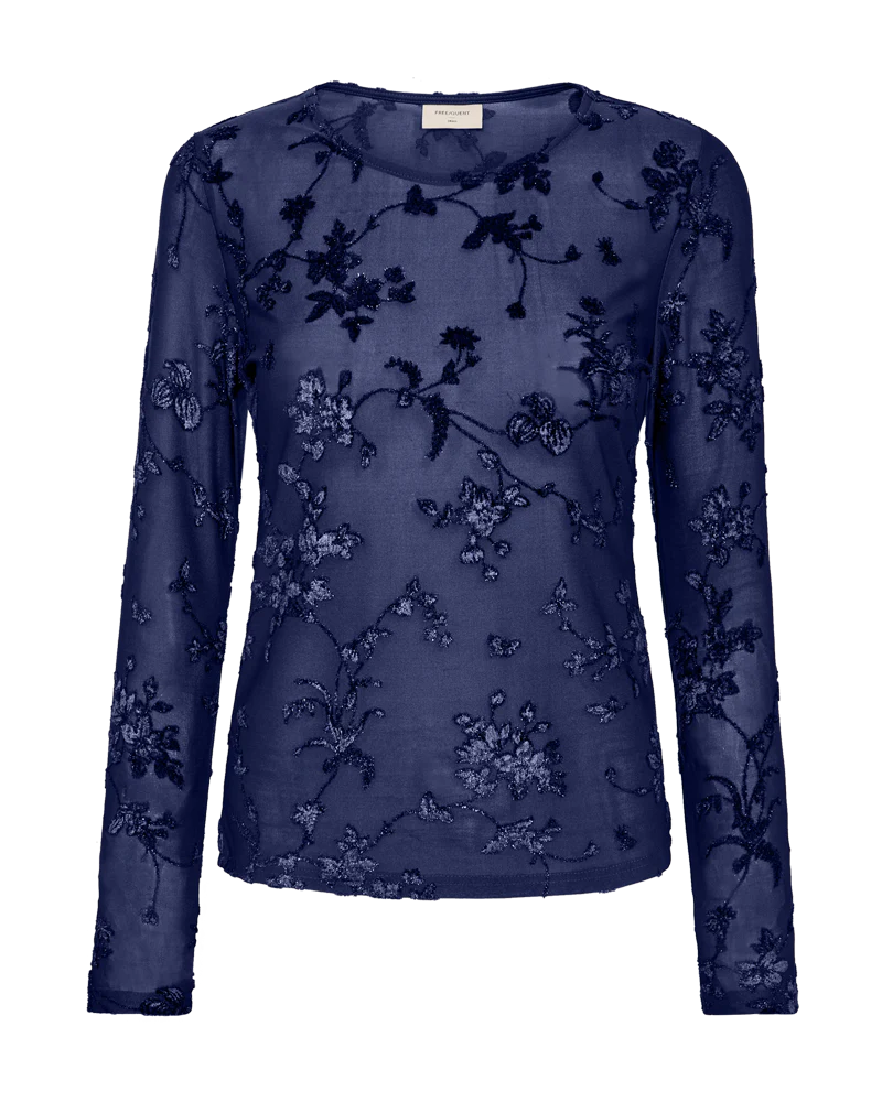 Biska Mesh Blusa - Patriot Blue