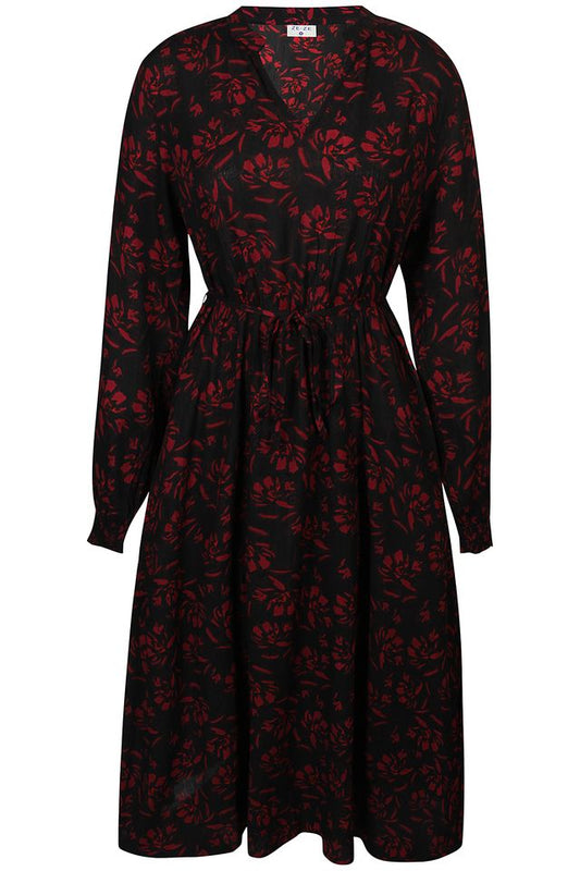 Bianca kjóli - Black/Red