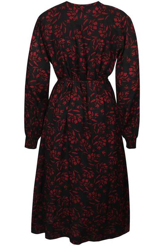 Bianca kjóli - Black/Red