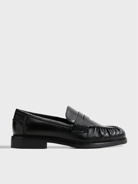 Loafers - Black Nappa Leður