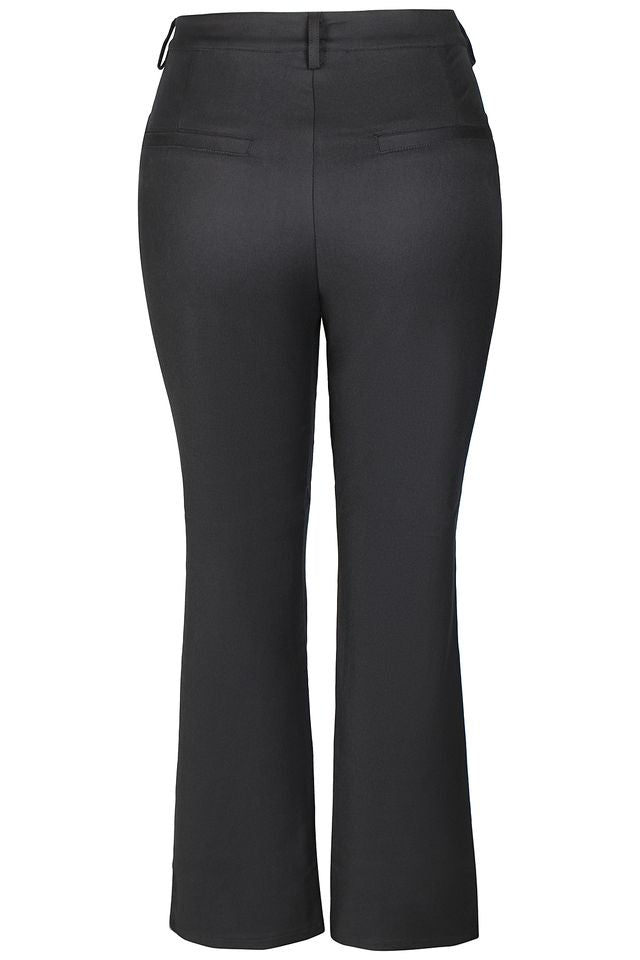Ana Flare Klædningsbuksur - Black