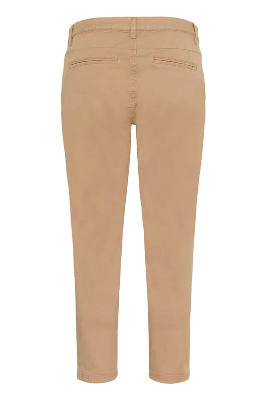 Brita Cropped Buksur - Sand Dune