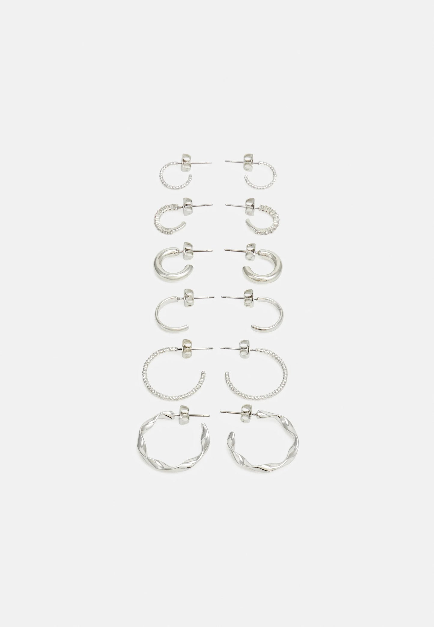 Diona oyrnaringar 6pk - Silver