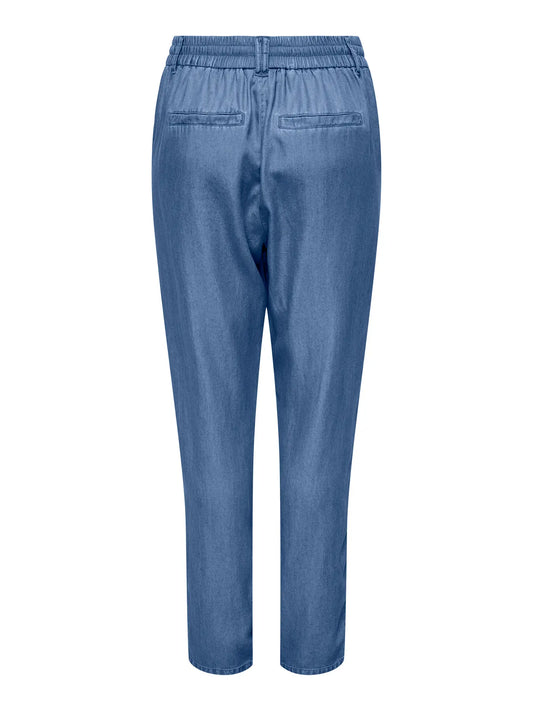 Poptrash charis buksur - Medium blue denim
