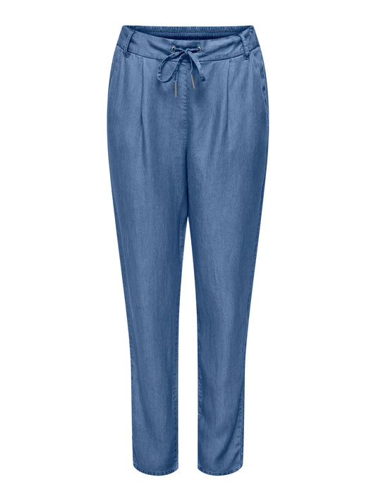 Poptrash charis buksur - Medium blue denim