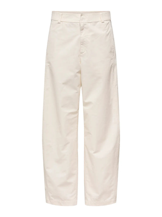 Clair Barrel Pants - tofu