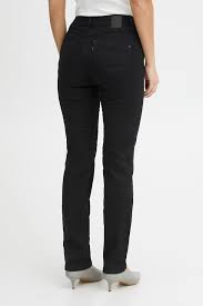 Karolina HW Jeans Straight - Stay Black