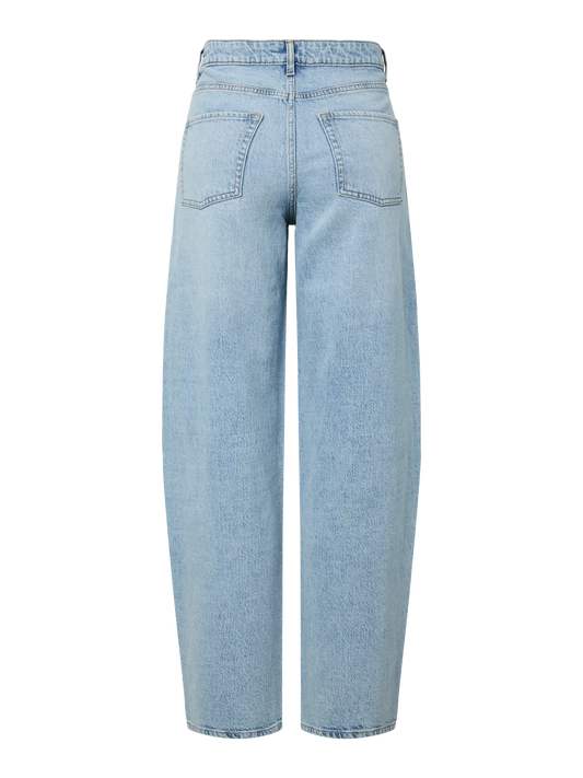 Grace barrel jeans - Light blue denim