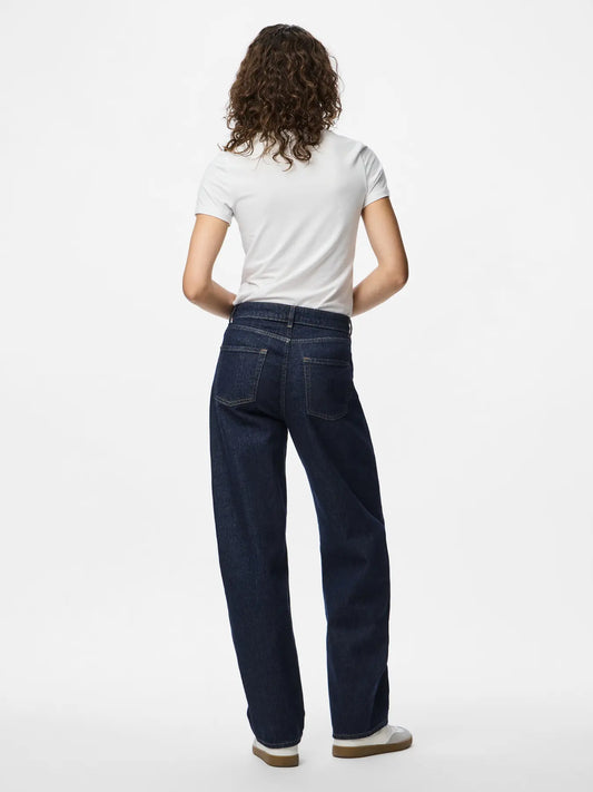 Grace Barrel Jeans - Dark Blue