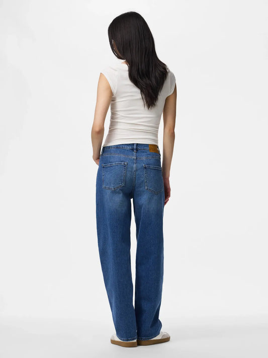 Grace Barrel Buksur - Medium Blue