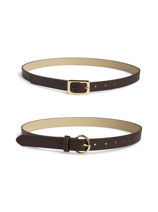 Jilane belti - Brown 2 pack