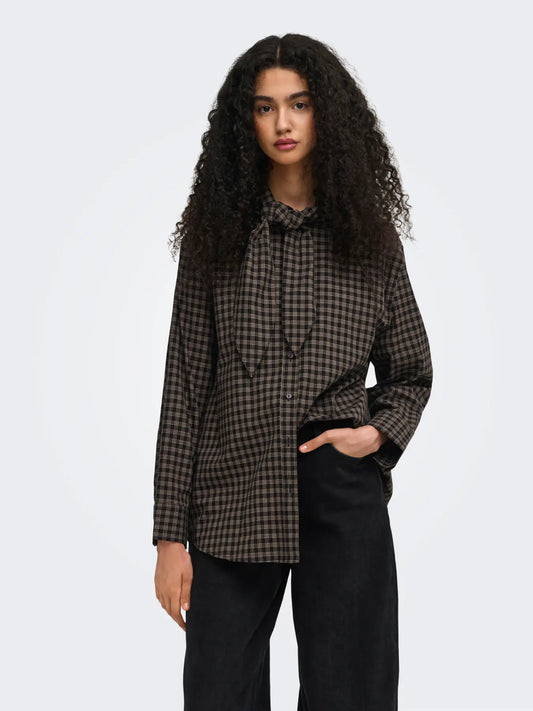 Maylin Skjúrta - Black/Brown Check