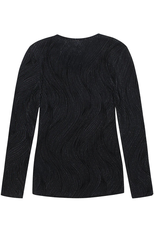 Briella blus - Black v/glimmur