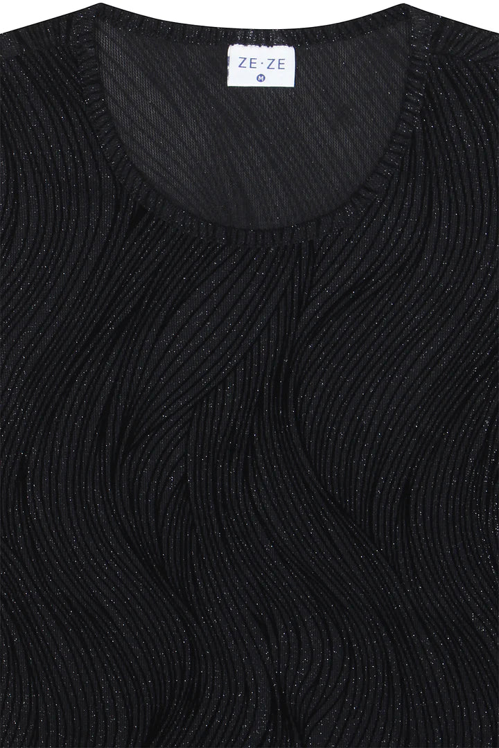 Briella blus - Black v/glimmur