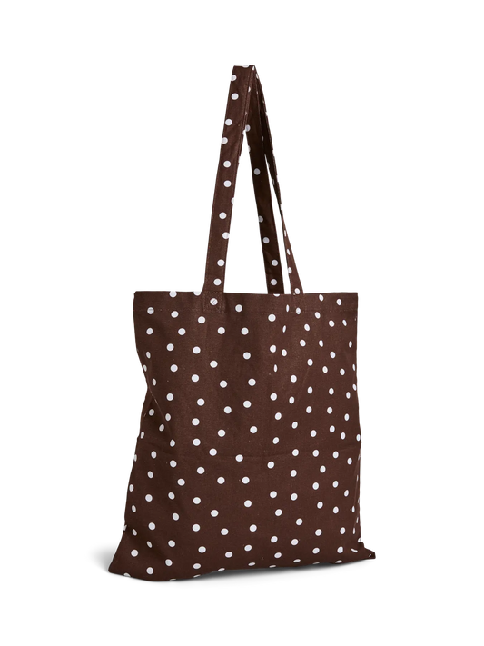 Mira taska - Chicory coffee/Dots