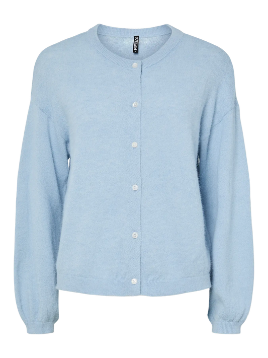 Naomi kardigan - Cashmere Blue/Melange